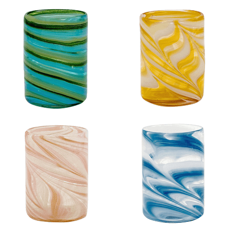 Multicolour Bellotto Tumblers (Set of 4)