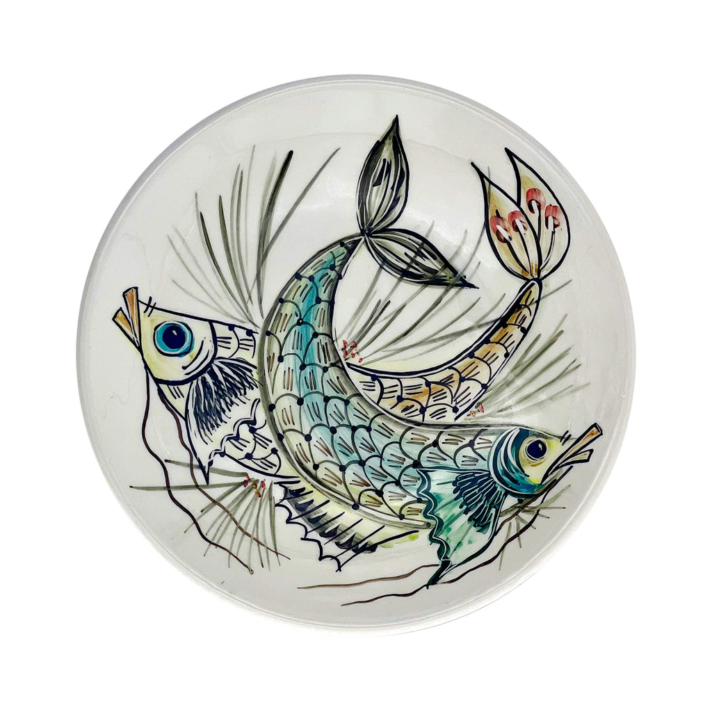 Dinner plates clearance with fish design